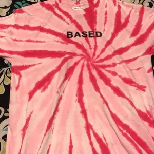a shirt that has “based” on it